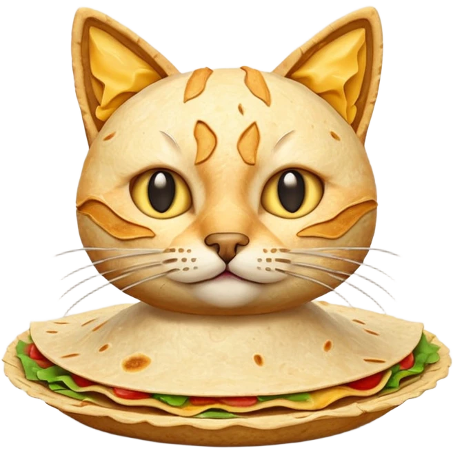 Tortilla cat emoji