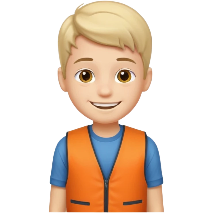 boy in vest emoji