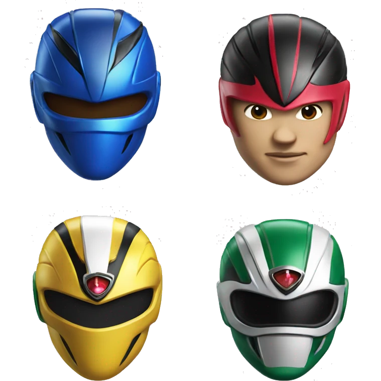Power rangers emoji