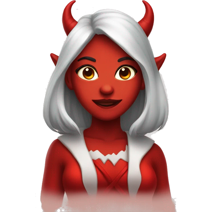 Cute devil girl emoji