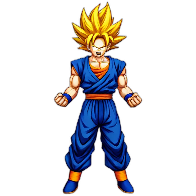 Sangoku super sayan emoji