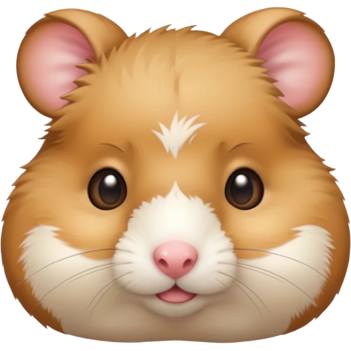 An cute hamster face emoji