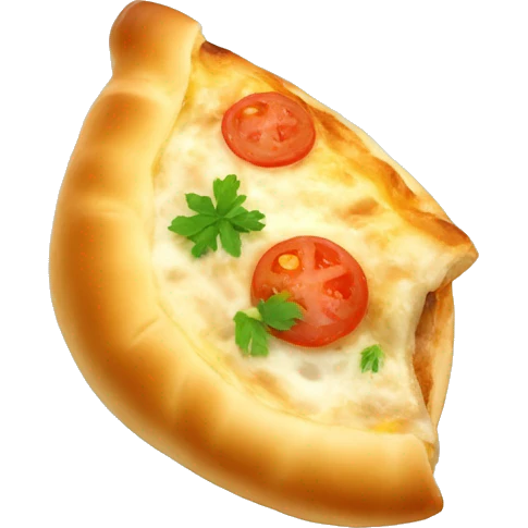 Delicious khachapuri in Adjarian emoji
