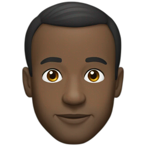 Black Emmanuel macron emoji