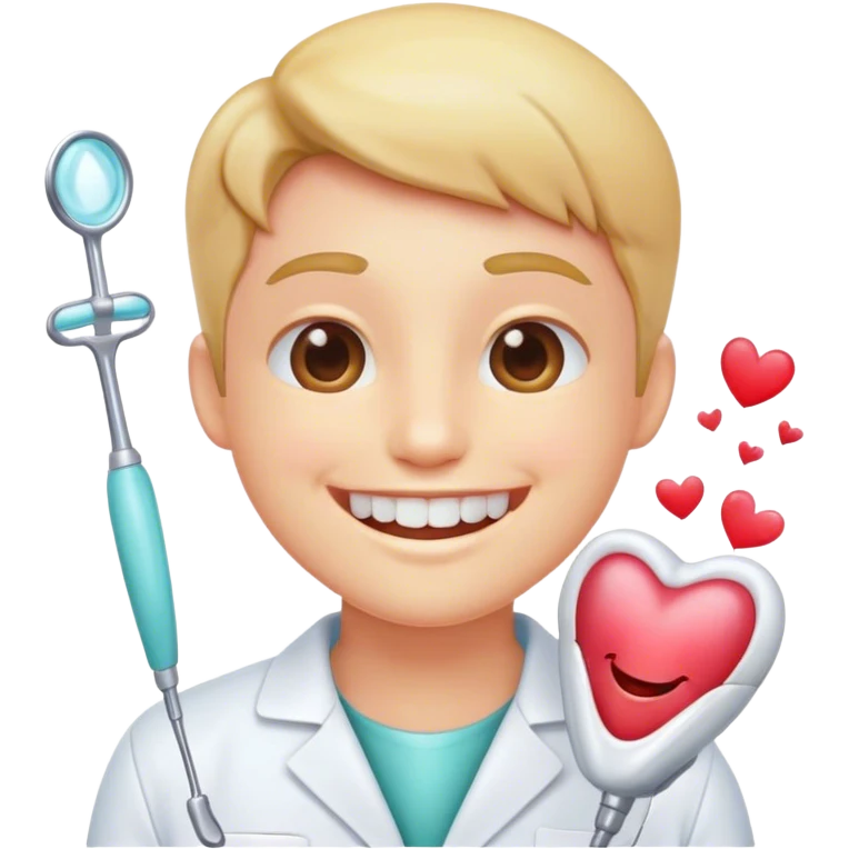 Dentist on Valentine’s Day  emoji