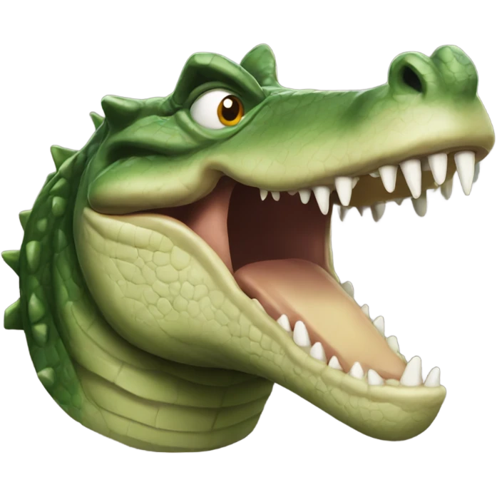Crocodile snapping  emoji