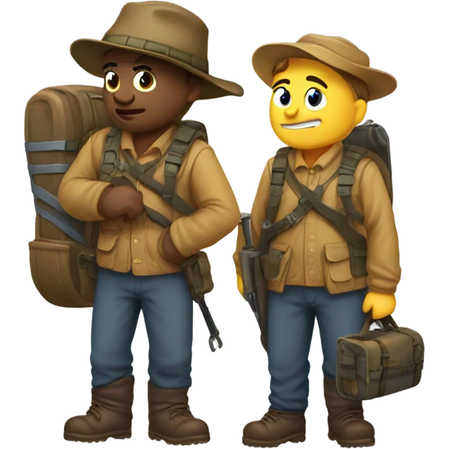Hunters confused emoji