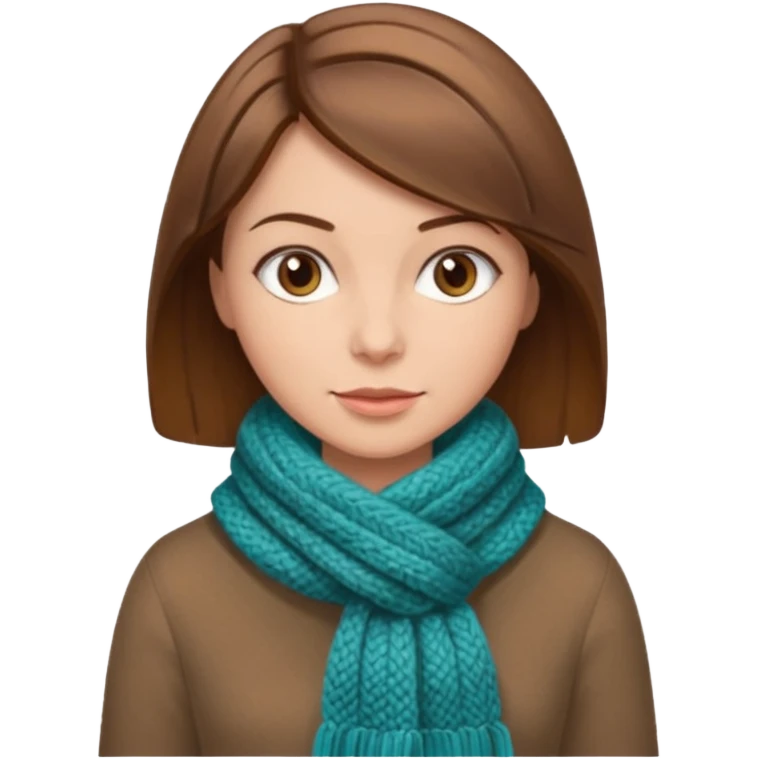  Woman with brown bobbed  hair and highlights light brown eyes no glasses Knitting emoji emoji