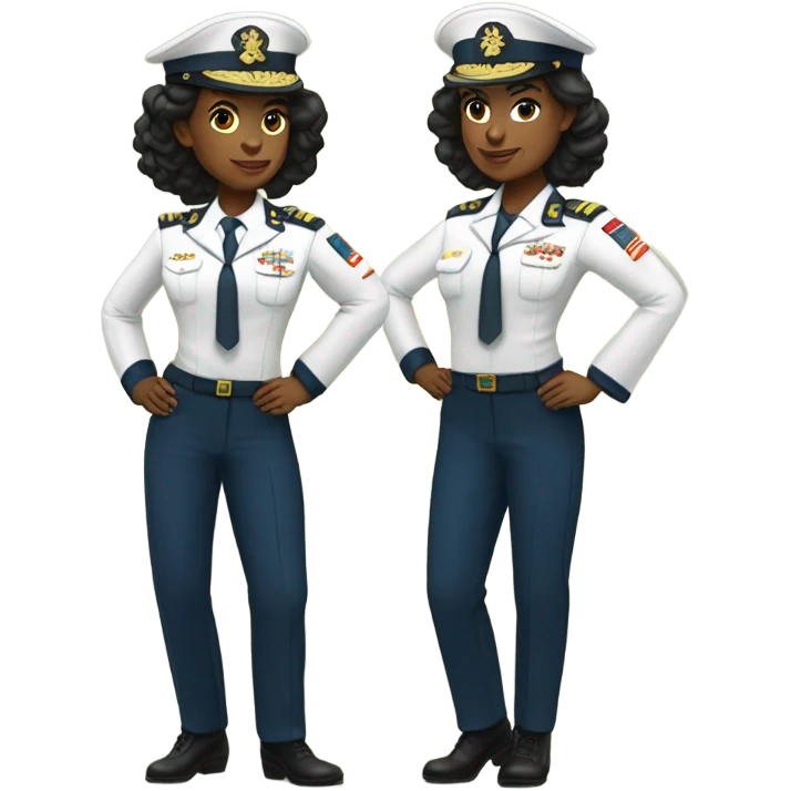 High kicking psychologist marine women emoji
