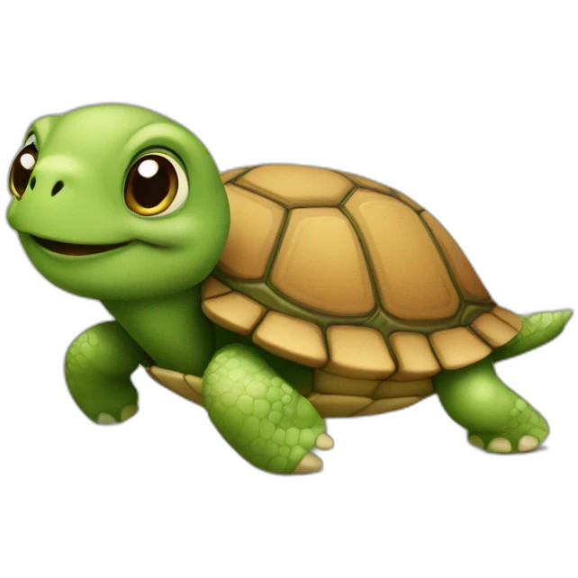 turttle with a smile emoji
