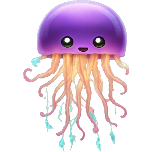 Jellyfish with lightning tentacles  emoji