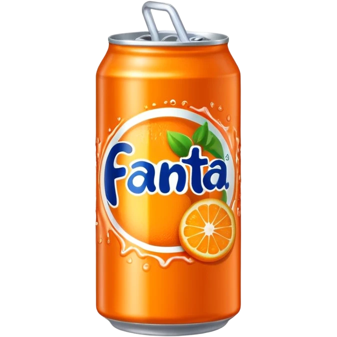 a bright orange Fenta can emoji