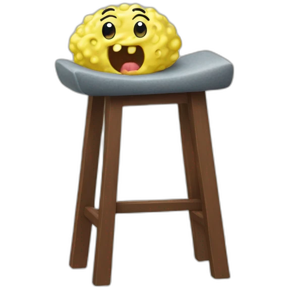 Gary in spongebob becomes a stool emoji