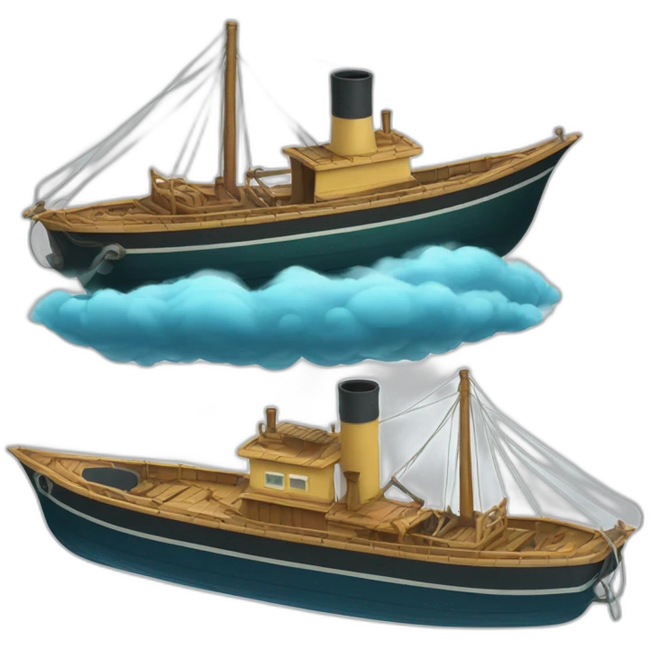 bateau à vapeur emoji