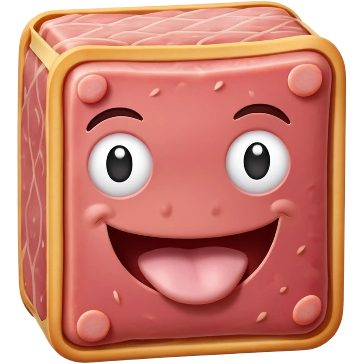 SPAM MEAT HAPPY EMOJI emoji