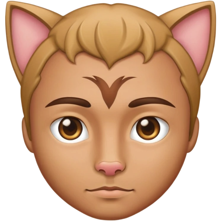 A man with a pussy on his forehead  emoji