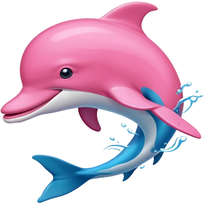 pink dolphin emoji