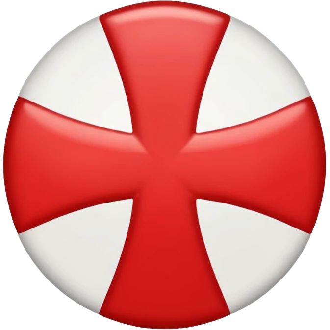 the red cross of the knights templar emoji