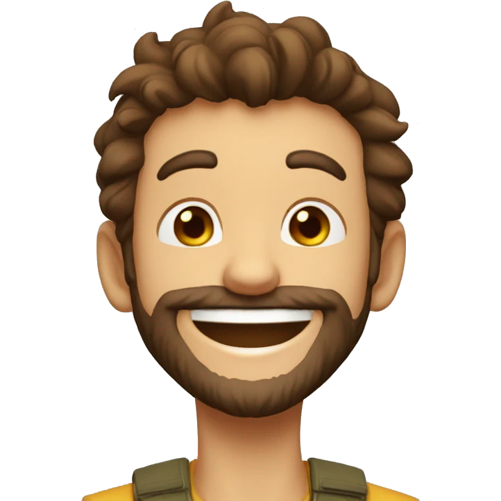 Leon aventurero sonriendo  emoji