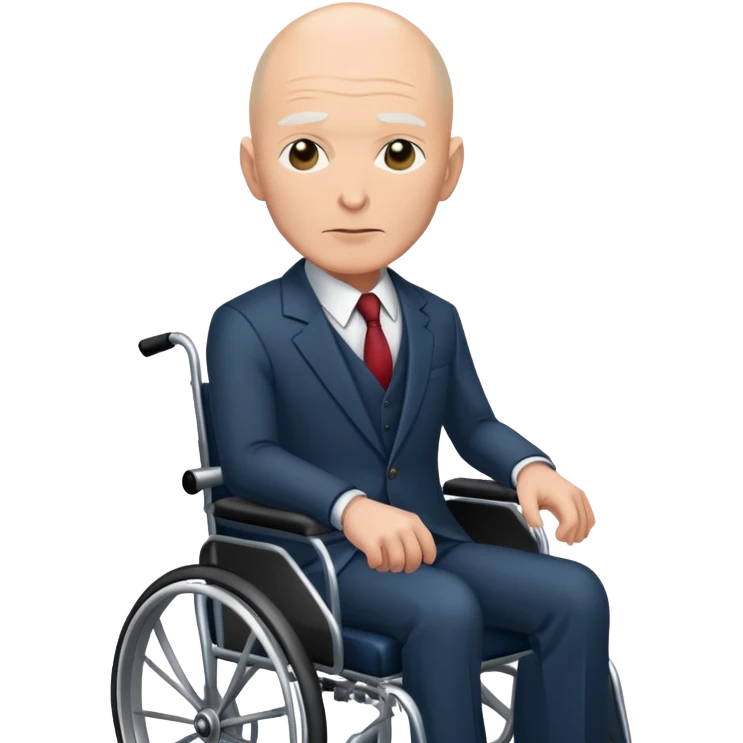 X Men professor X wheelchair  emoji