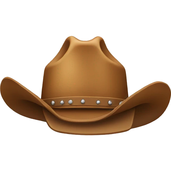 ear emoji with cowboy hat on top emoji
