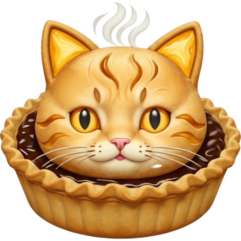 cat pie emoji