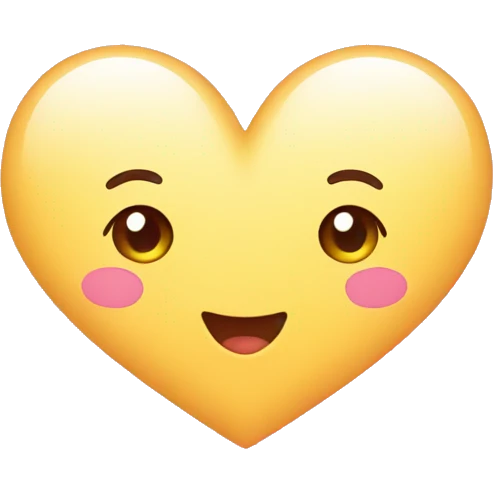 kawaii cute heart emoji emoji