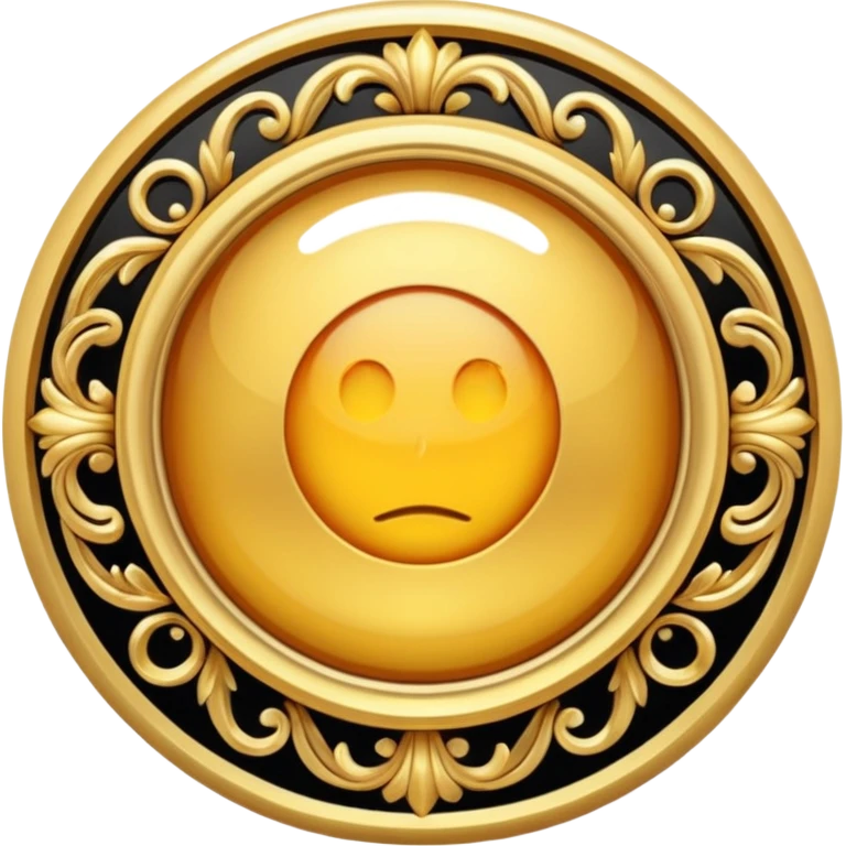 simple circular border emoji