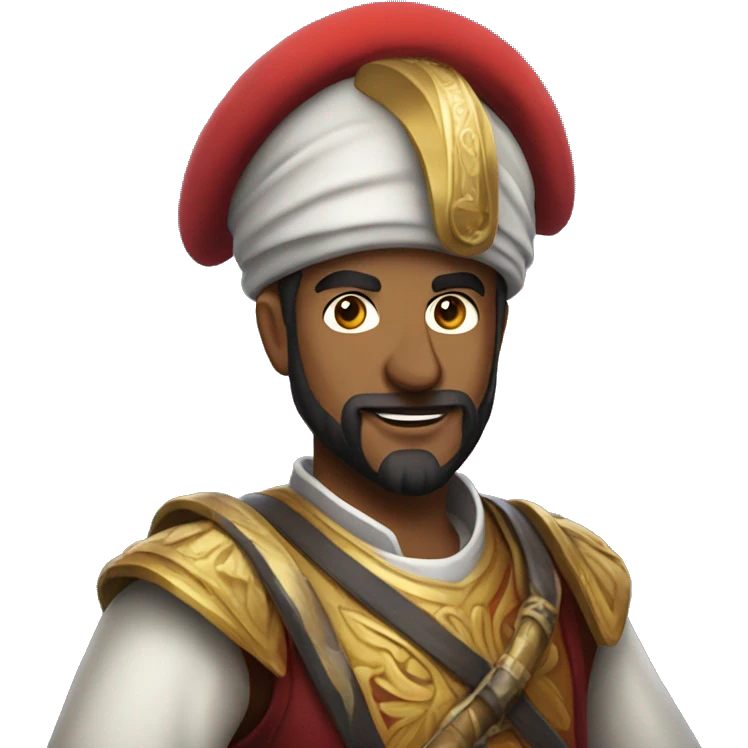 A full-length janissary emoji