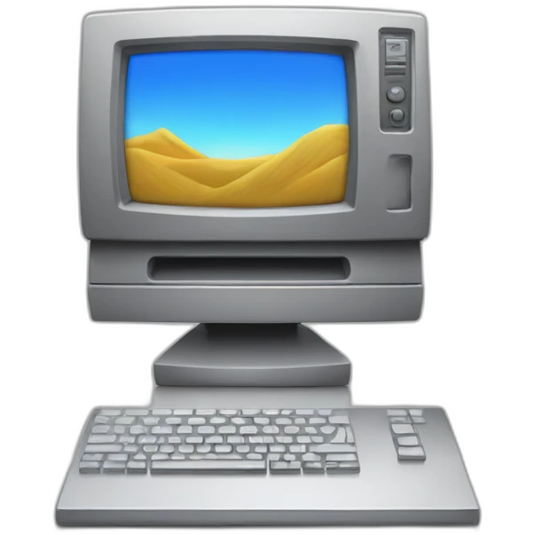 Mac Studio desktop emoji