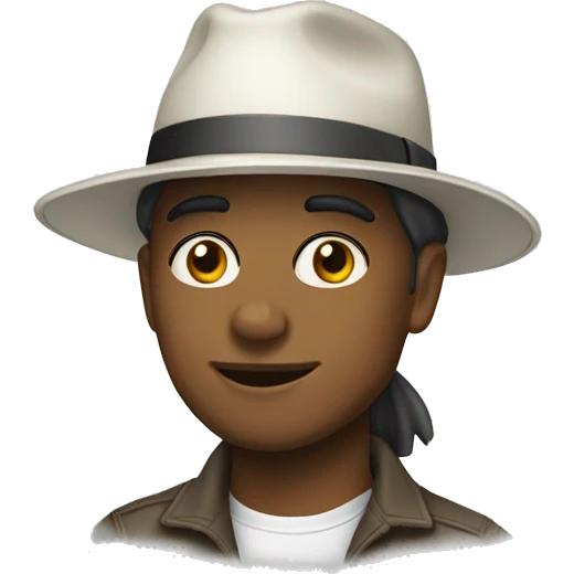 Boné Branco emoji