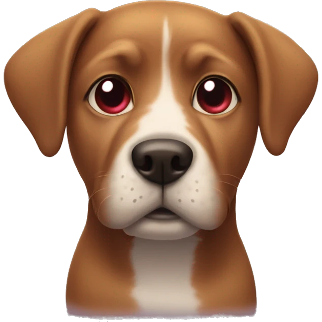 dog with heart eyes emoji