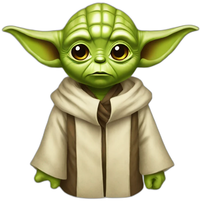Yoda costume cravate emoji