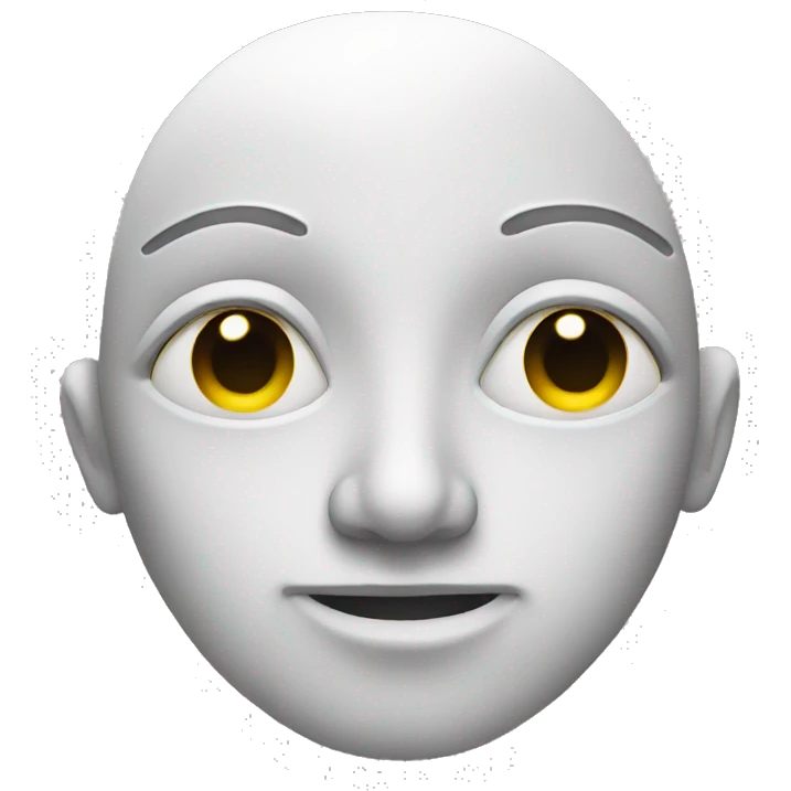 abstract face emoji