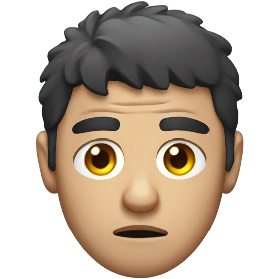 Rugby player sulking  emoji