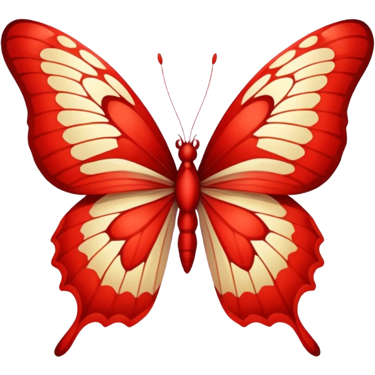 red butterfly emoji