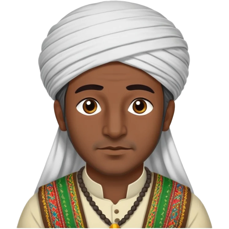 Kurdish man with traditional clothes and headwear emoji