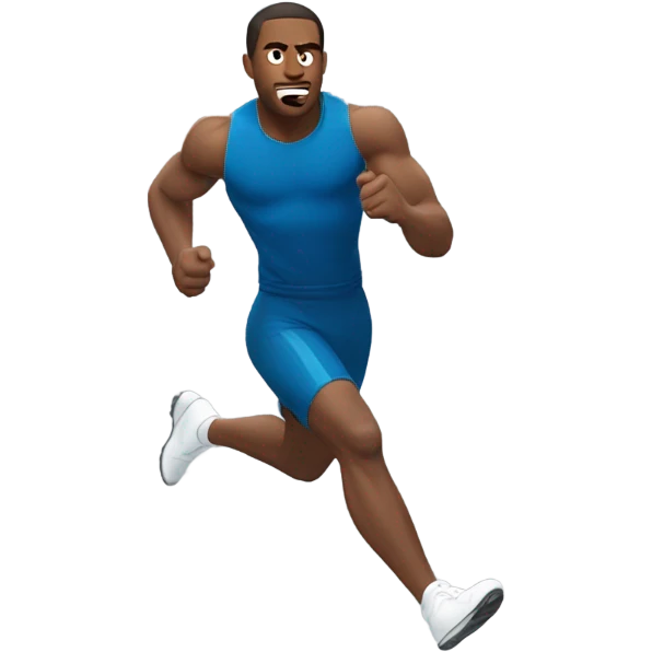 Man running from cops emoji
