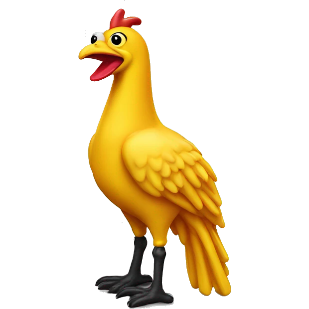 rubber chicken emoji