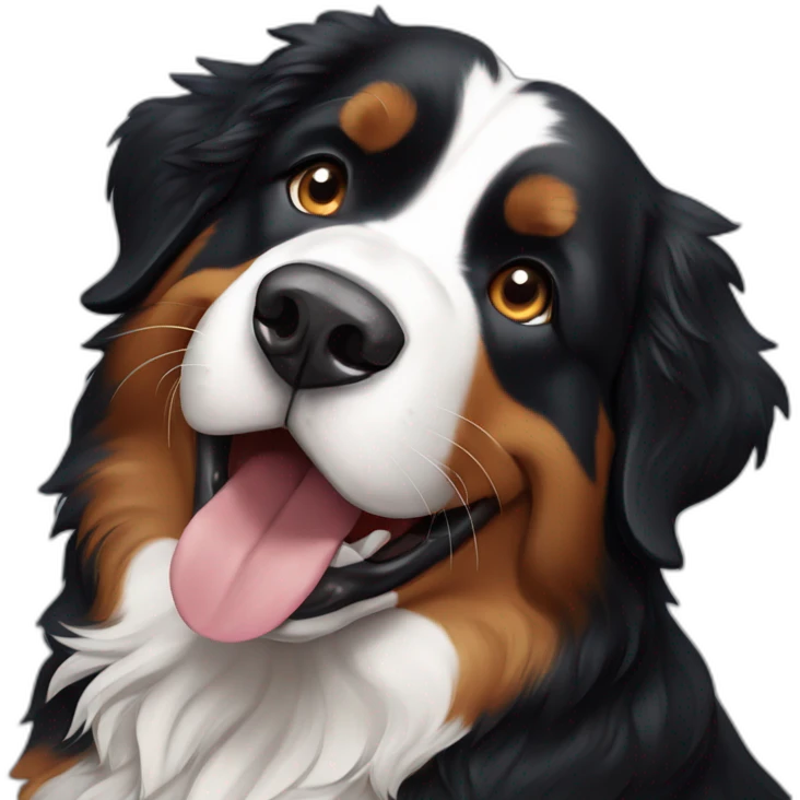 Bernese mountain dog emoji