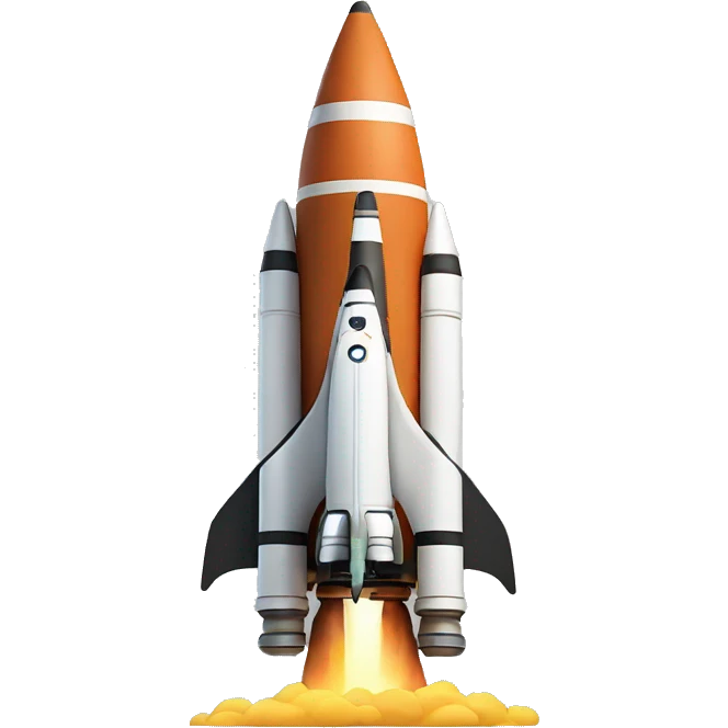 A cool rocket emoji emoji