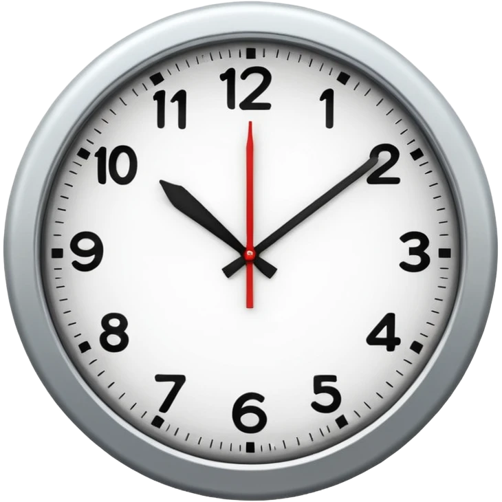 analog clock emoji