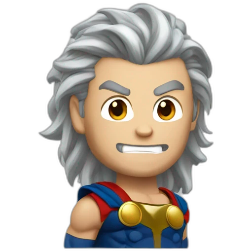 thor with goku hair emoji