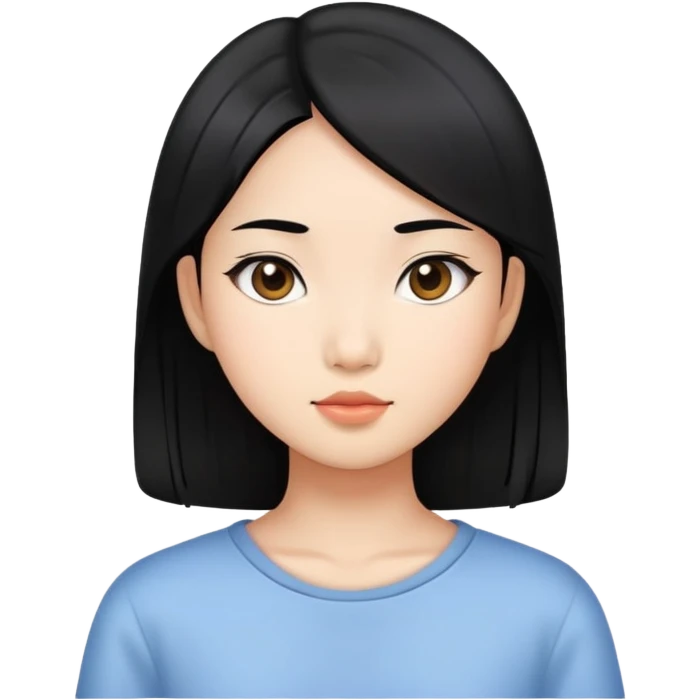 Asian girl emoji