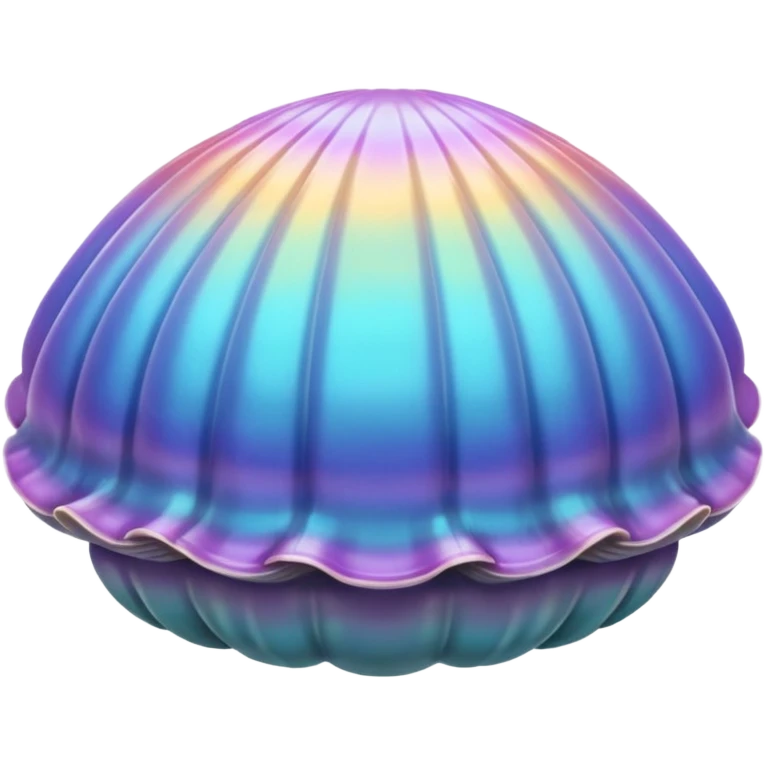 A very aesthetic sea clam with pastel tones emoji