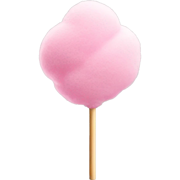 candy floss on a stick emoji