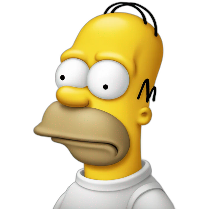 homer simpson face emoji