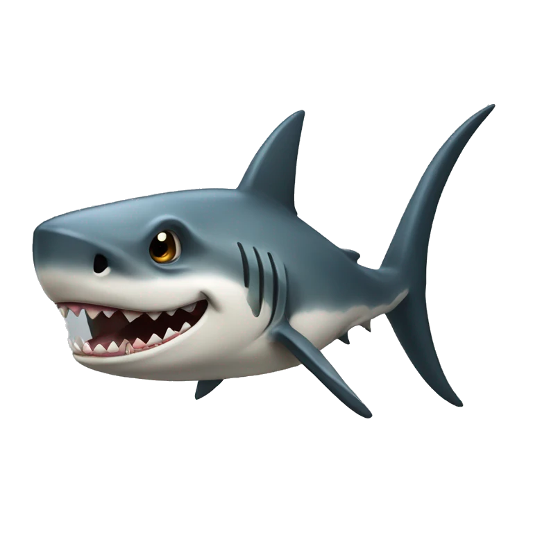 Tiburón fumando  emoji