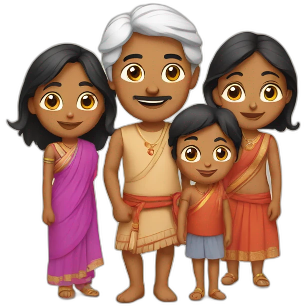 Indian family emoji