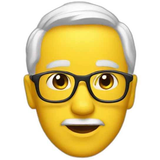 yellow John Paul 2 emoji